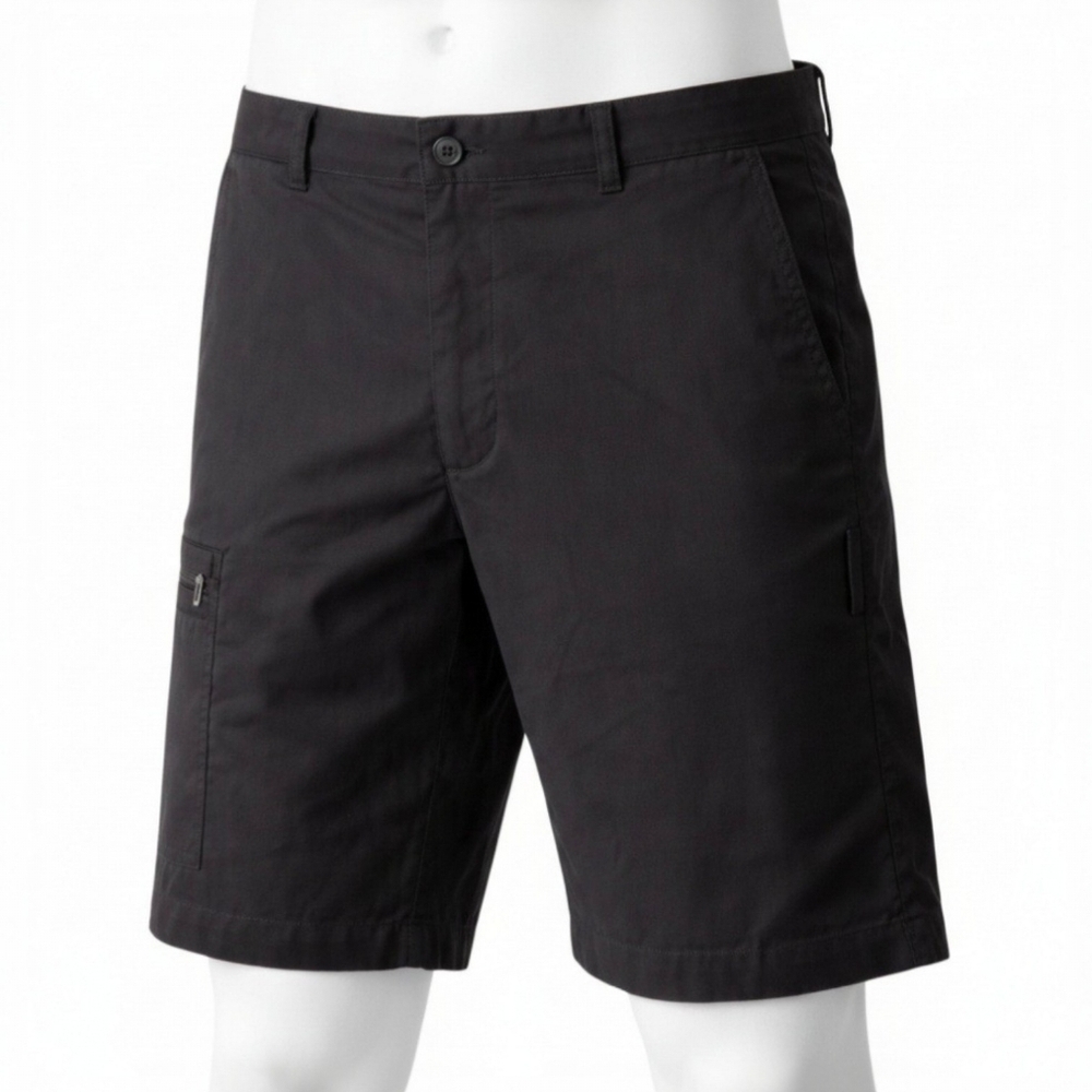 Greg Norman x Tasso Elba Black Golf Cargo Shorts 36